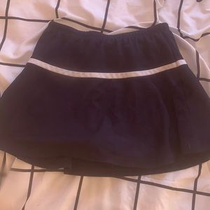 Cute dark blue tennis skirt